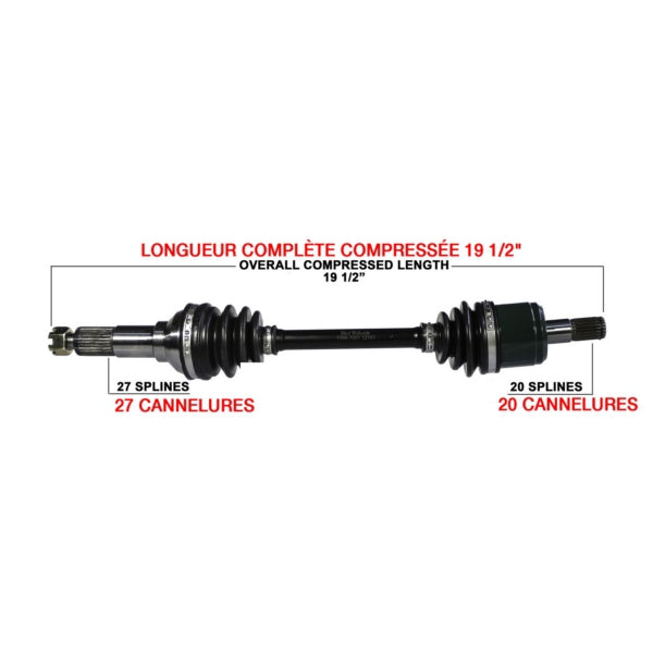 Kimpex-AXLE COMPL YAM KIMPEX YAM-7001K 779423292896