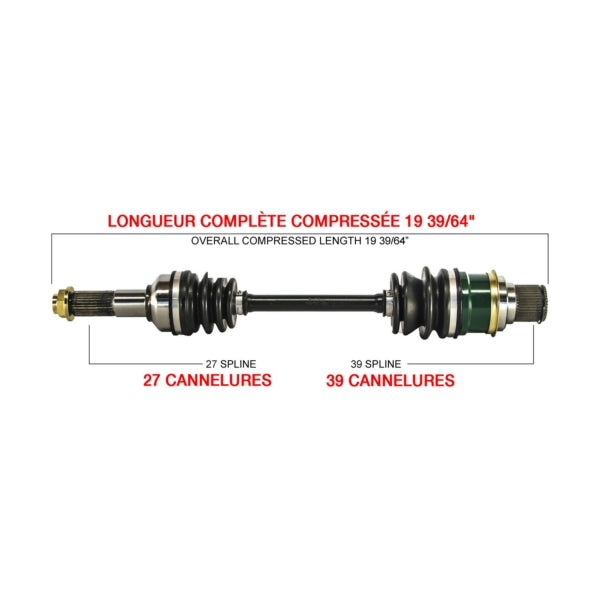 Kimpex-AXLE COMPL YAM KIMPEX YAM-7027K 7794232926677
