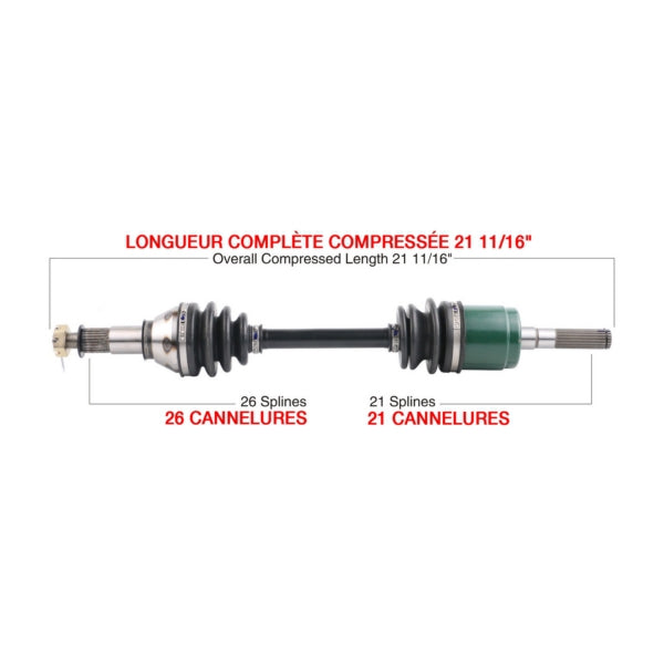 Kimpex-AXLE COMPL C-AM KIMPEX CAN-7010K 779423292575
