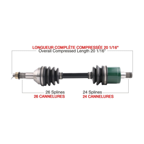Kimpex-AXLE COMPL C-AM KIMPEX CAN-7012K 7794232925999