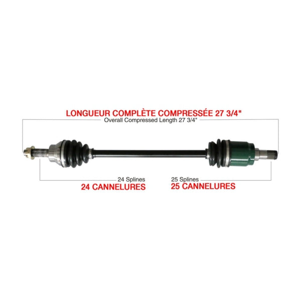 Kimpex-AXLE COMPL HON KIMPEX HON-7014K 779423292537