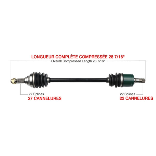 Kimpex-AXLE COMPL JDEERE KIMPEX JDR-7002K 779423292230