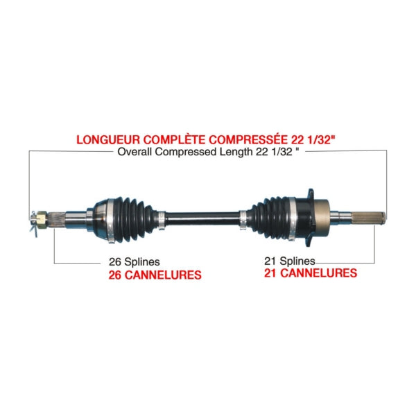 KimpexHD - Complete HD Axle (CAN-6001HDK)