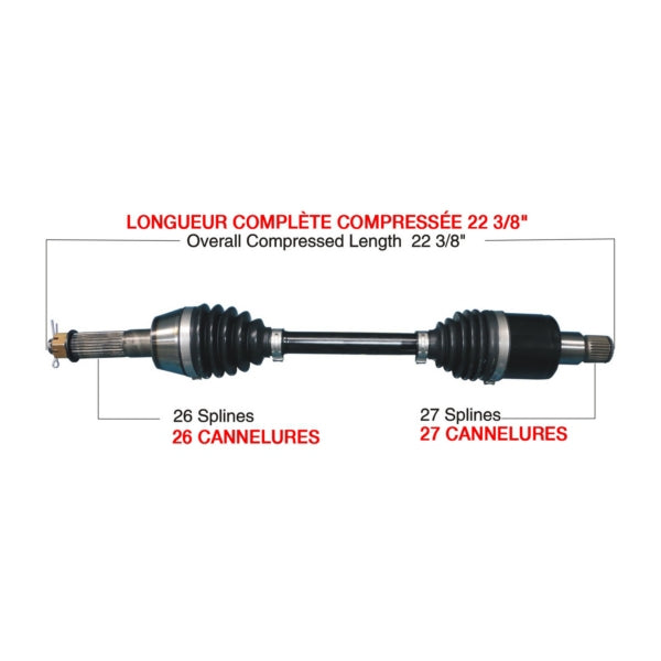KimpexHD-AXLE COMPLETE HD KIMPEXHD POL-6011HDK 416506416506