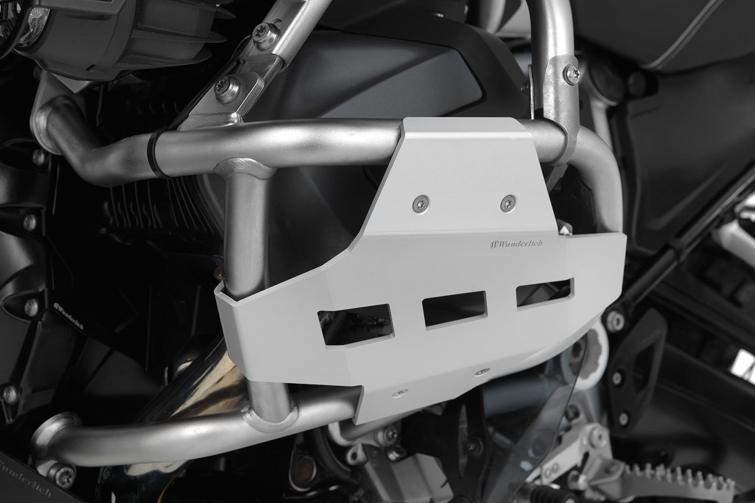 Wunderlich Rock Guard Set for Original BMW Engine Protection Bars.

