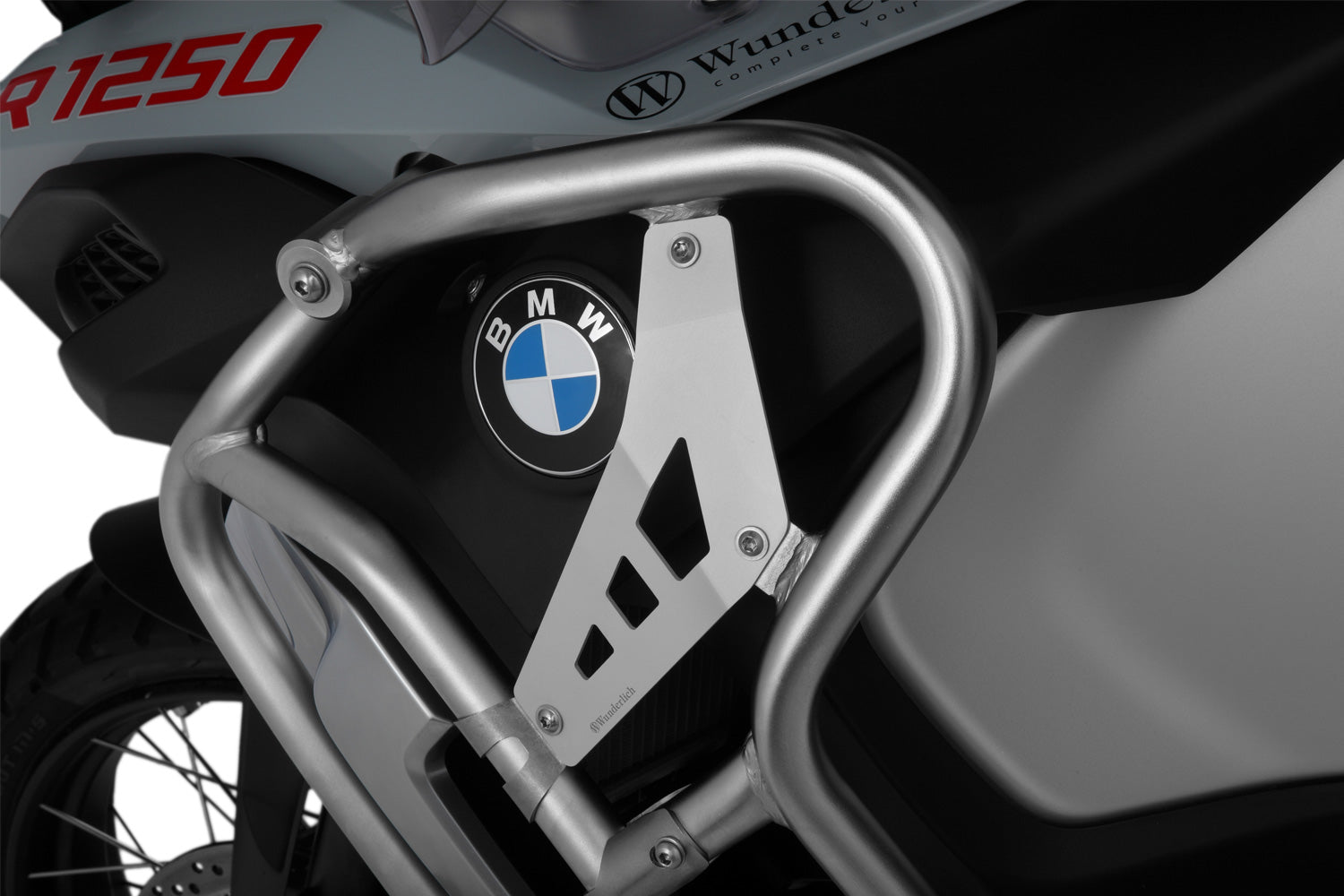 Wunderlich filler plates for tank protection bar extension R 1250 GS Adventure - complete your BMW ✔ Premium components ✔