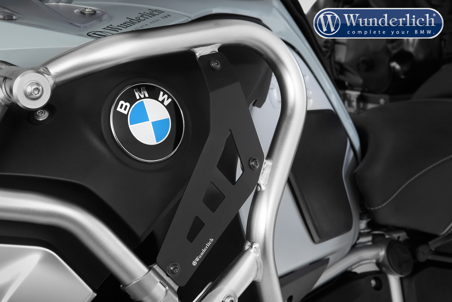 Wunderlich filler plates for tank protection bar extension R 1250 GS Adventure - complete your BMW ✔ Premium components ✔