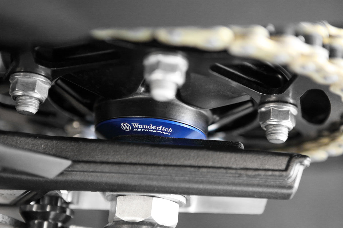 Wunderlich TRACKDAY back wheel spacing sleeve - Chain side S 1000 RR - complete your BMW ✔ Premium components ✔ Integrated design ✔