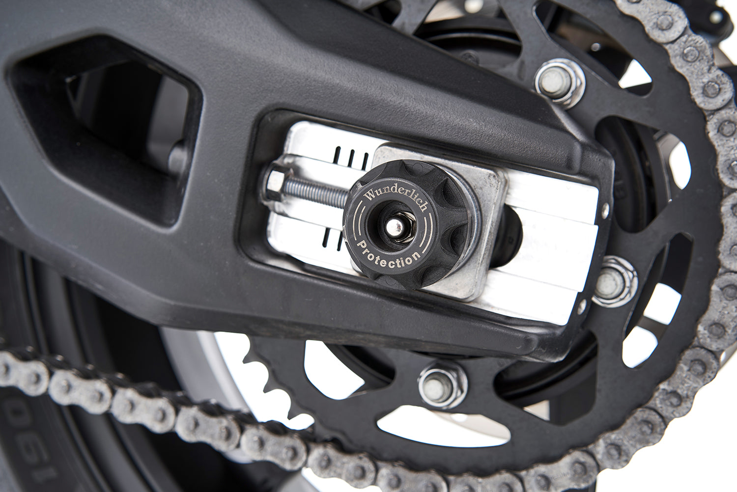 Wunderlich “DOUBLESHOCK” axle protection pads S 1000 XR / M 1000 XR - complete your BMW ✔ Premium components ✔ Integrated design ✔