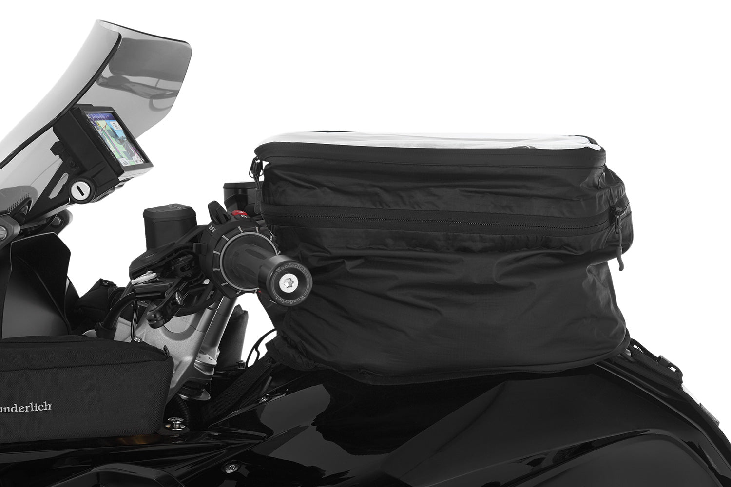 The universal Wunderlich Vario rain cover reliably protects your tank bag and sensitive items inside, even in heavy rain.