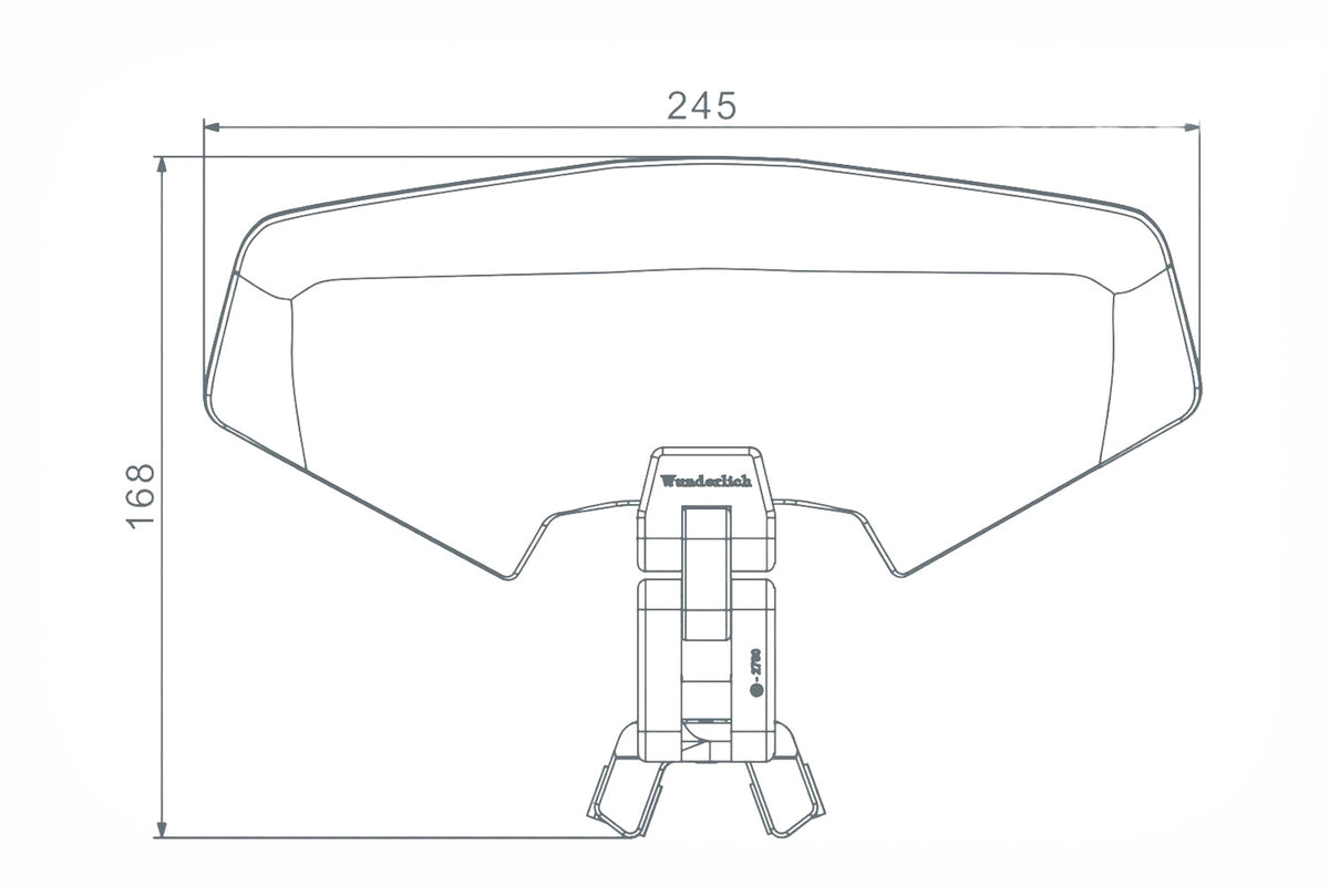 Wunderlich windshield extension Vario-ERGO 3D+ transparent, perfect wind protection thanks to the clever add-on spoiler
