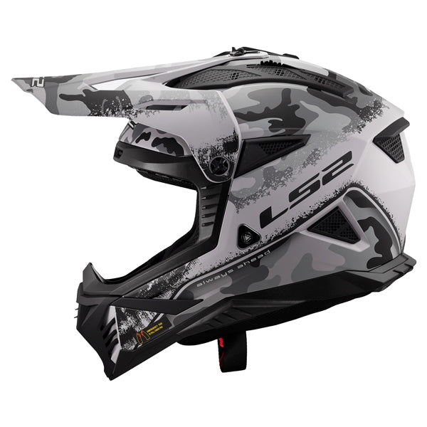 LS2-HELM GATE II CARBINE TONAL GY/BK 3XL LS2 708-1107 6942141719691