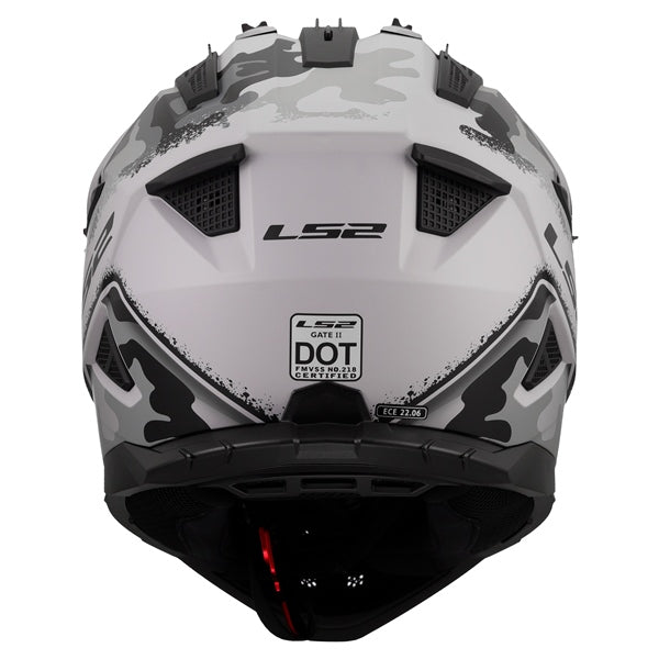 LS2-HELM GATE II CARBINE TONAL GY/BK 3XL LS2 708-1107 6942141719691