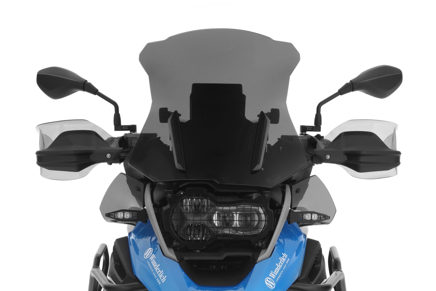 Wunderlich windshield »MARATHON« with Screen reinforcement  on both sides provides incomparable comfort when touring