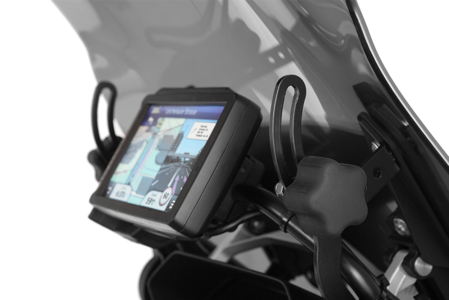 Wunderlich windshield »MARATHON« with Screen reinforcement  on both sides provides incomparable comfort when touring