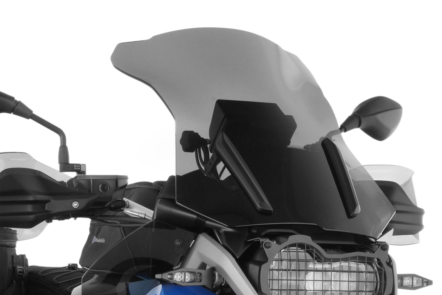 Wunderlich windshield »MARATHON« with Screen reinforcement  on both sides provides incomparable comfort when touring