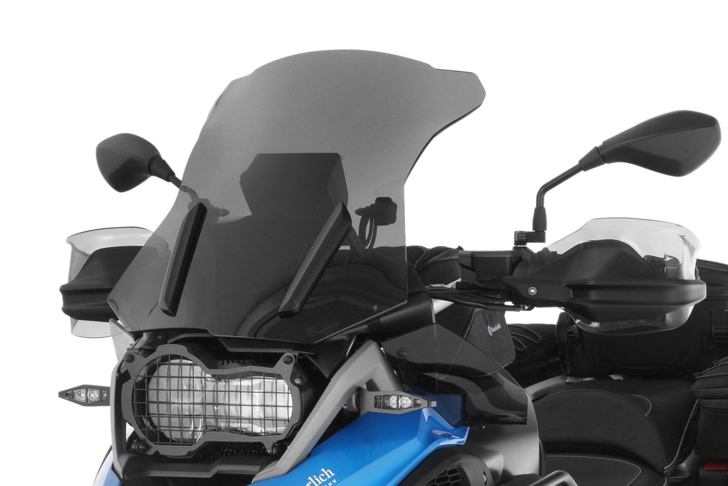 Wunderlich windshield »MARATHON« with Screen reinforcement  on both sides provides incomparable comfort when touring