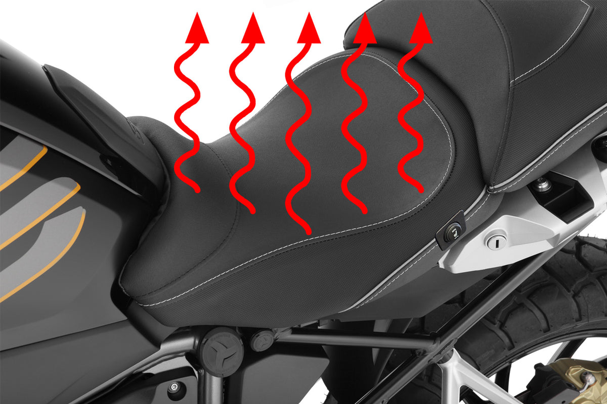 Wunderlich rider seat AKTIVKOMFORT with aftermarket seat heating-42723-612