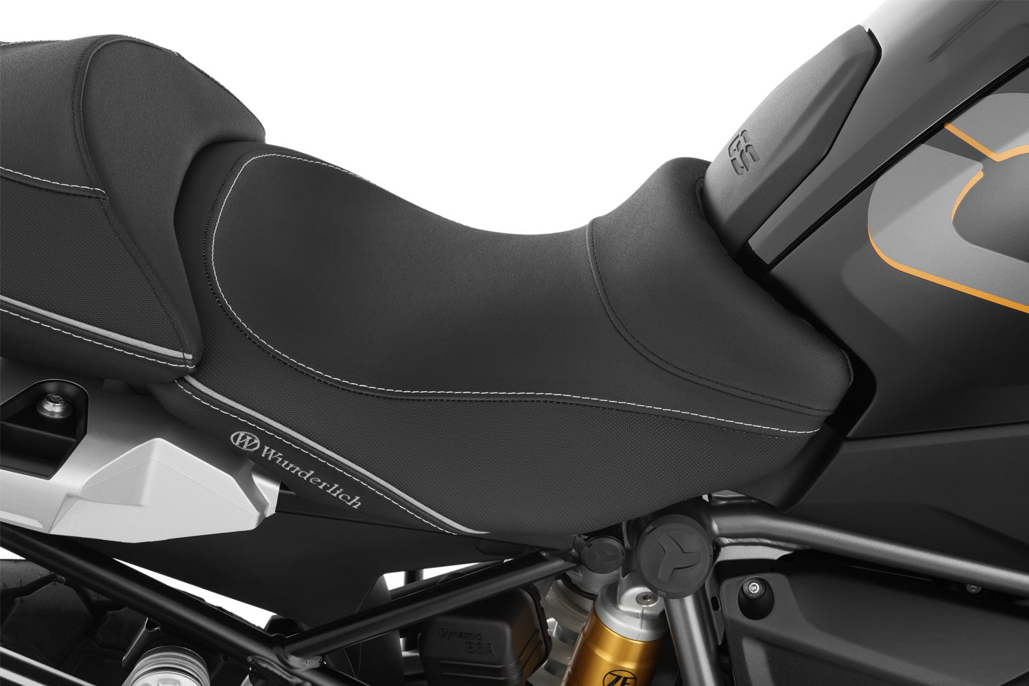 Wunderlich AKTIVKOMFORT rider seat - with seat heating Smart Plug & Play-42726-012