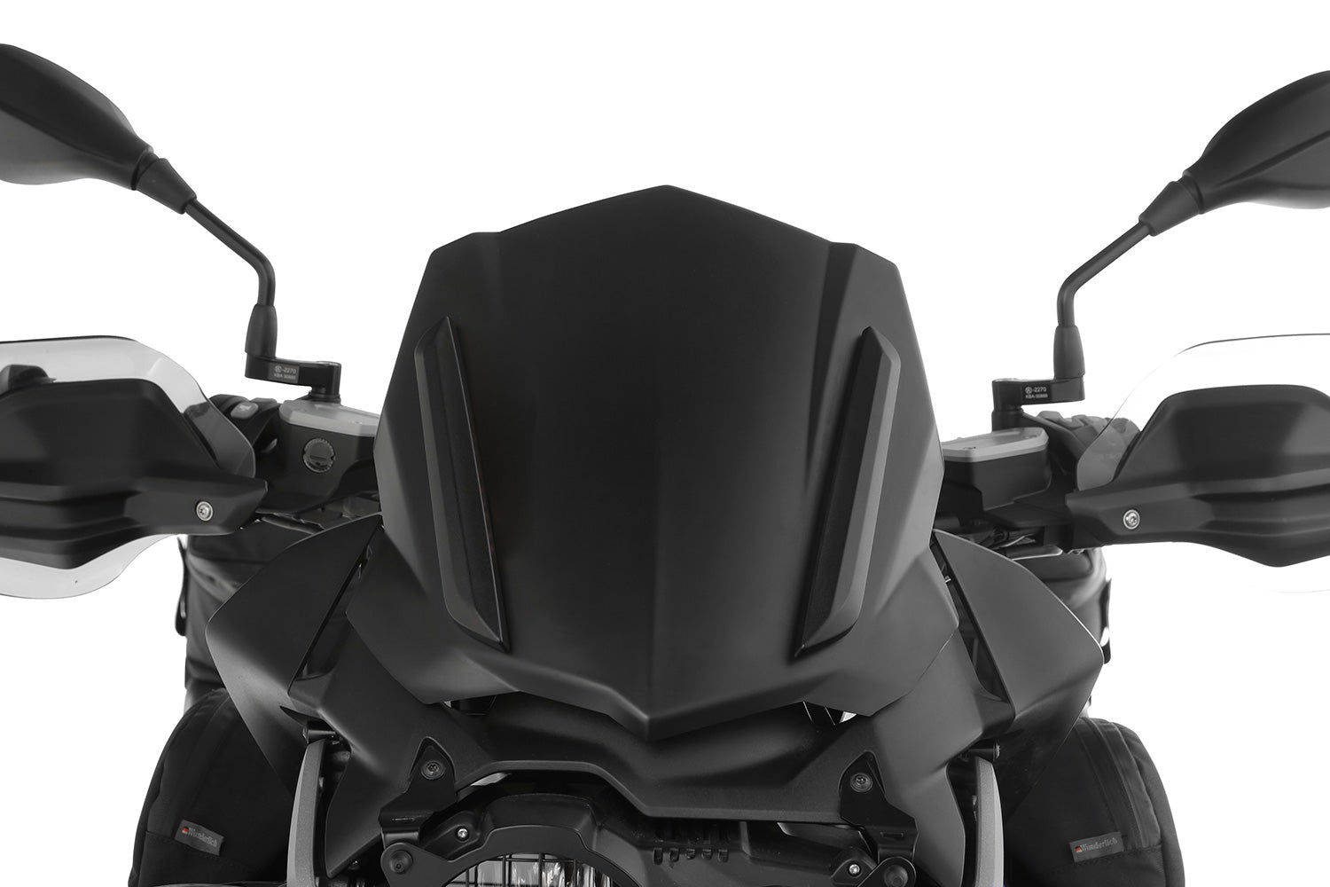 We have created a groundbreaking new design concept.The Flowjet simply replace the original windshield and remains the adjustable in height.