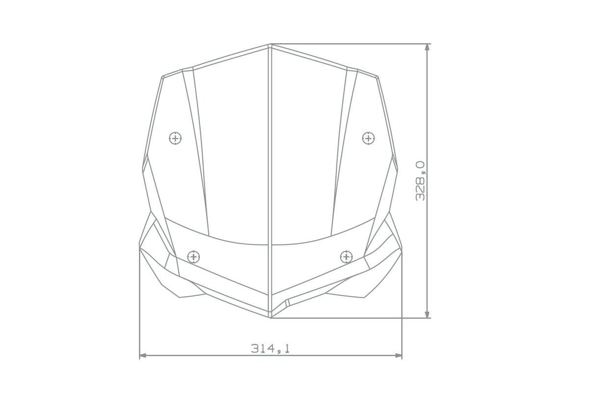 We have created a groundbreaking new design concept.The Flowjet simply replace the original windshield and remains the adjustable in height.