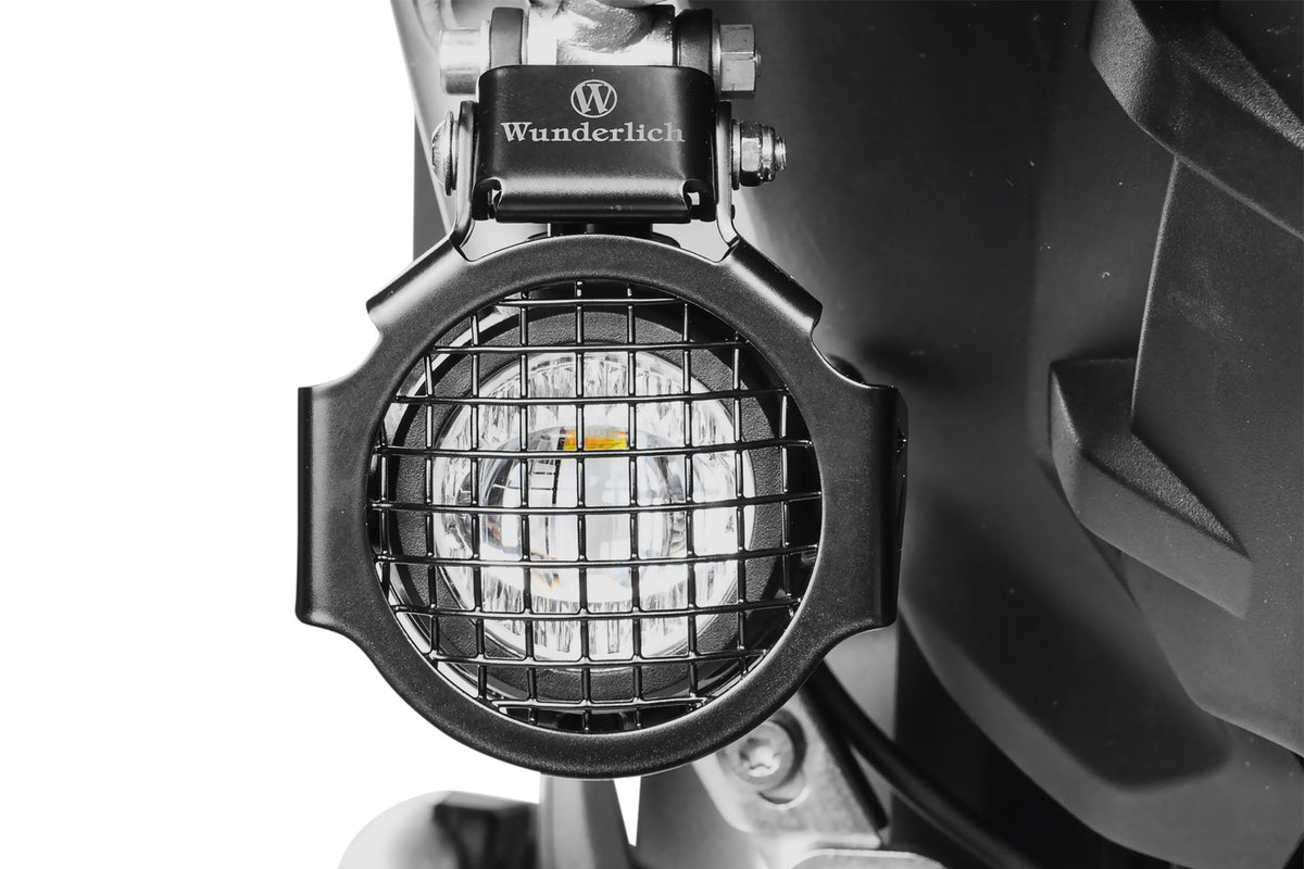 Wunderlich auxiliary light protection grille for BMW R 1200 GS LC  protects even from violent impacts.
