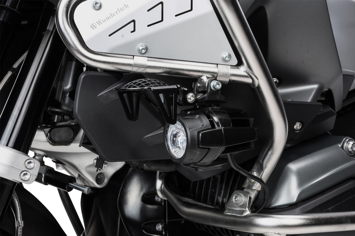 Wunderlich auxiliary light protection grille for BMW R 1200 GS LC  protects even from violent impacts.