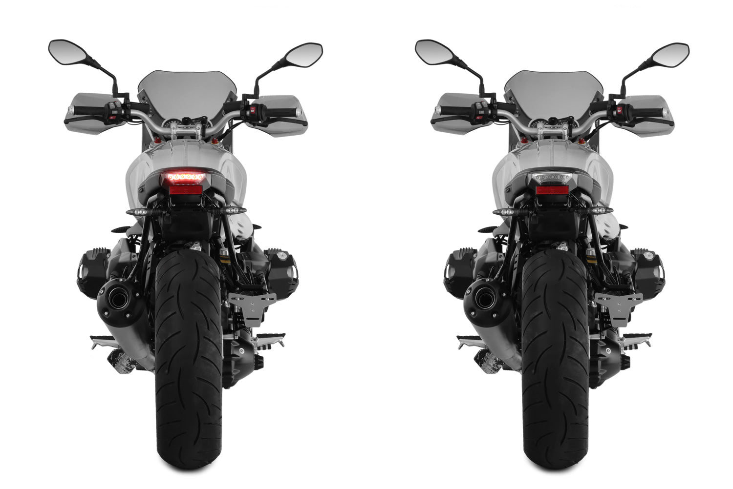 Unobstructed view of the tires and an uncompromising Retro-Style. ✔ Premium components ✔ Integrated design