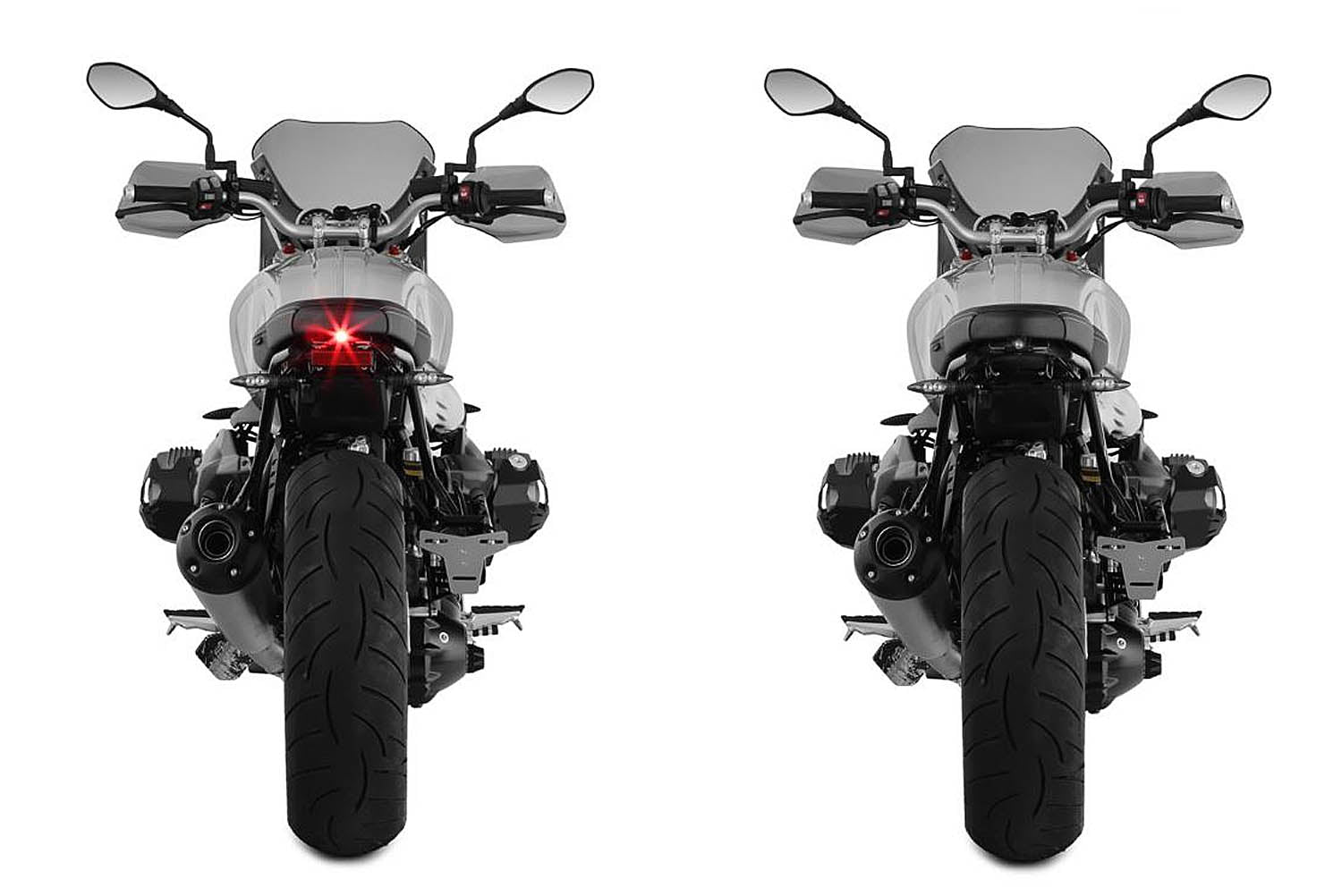 Unobstructed view of the tires and an uncompromising Retro-Style ✔ Premium components ✔ Integrated design
