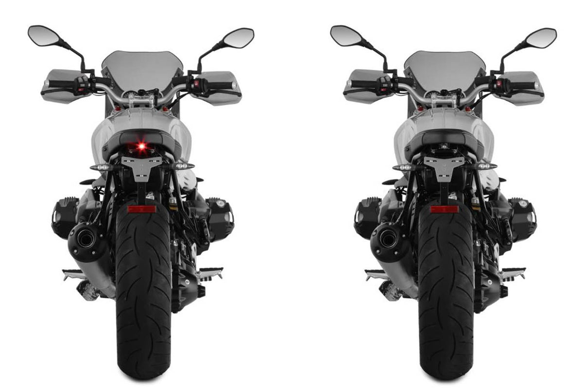 Wunderlich license plate holder "SPORT" (With rear light conversion DEVILS-EYE)