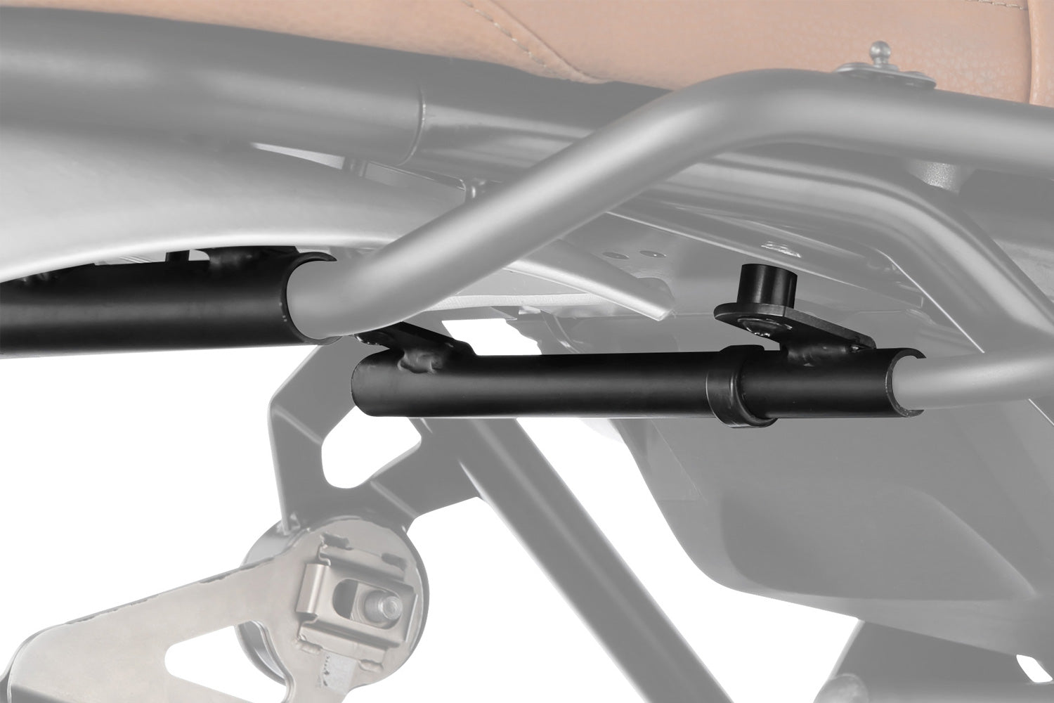 Wunderlich pipe mounting for »MAMMUT« side bags on the BMW R nineT