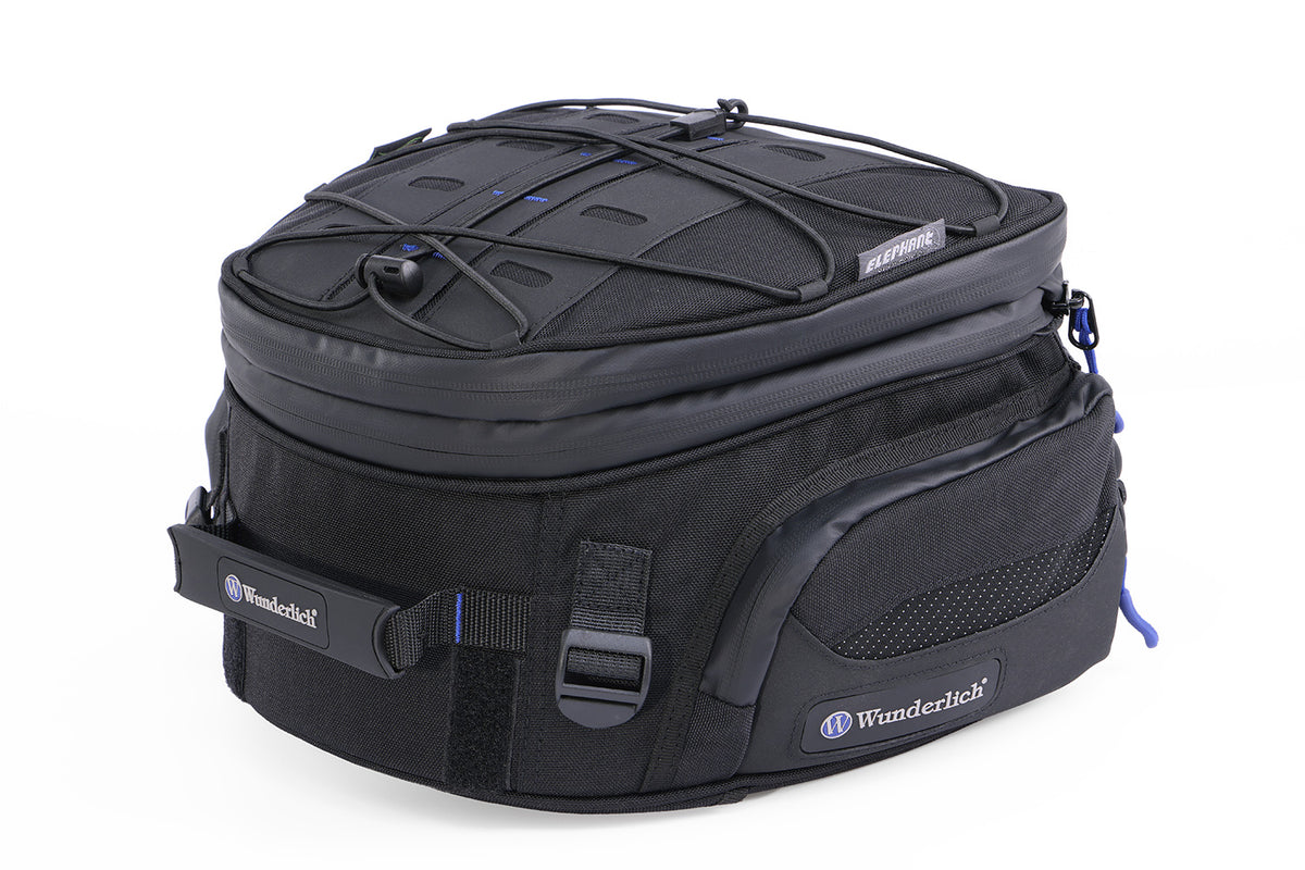 Multifunctional compact bag for the seat or luggage carrier