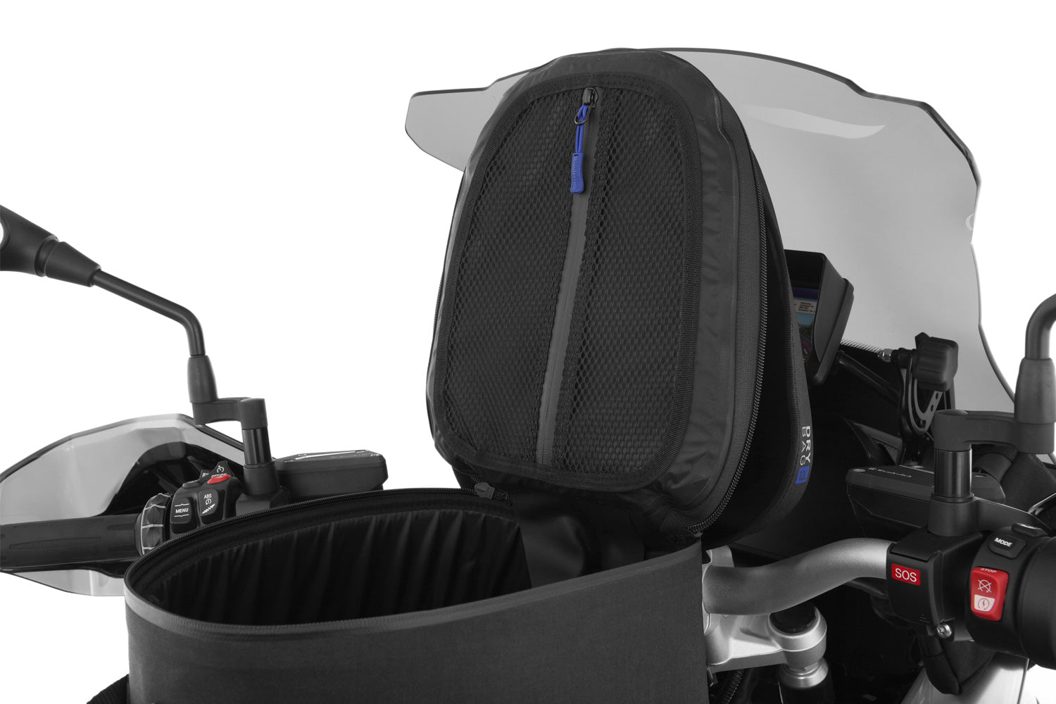 Our compact tank bag is the ideal solution for everyday travel but also for tours over a day or multiple days