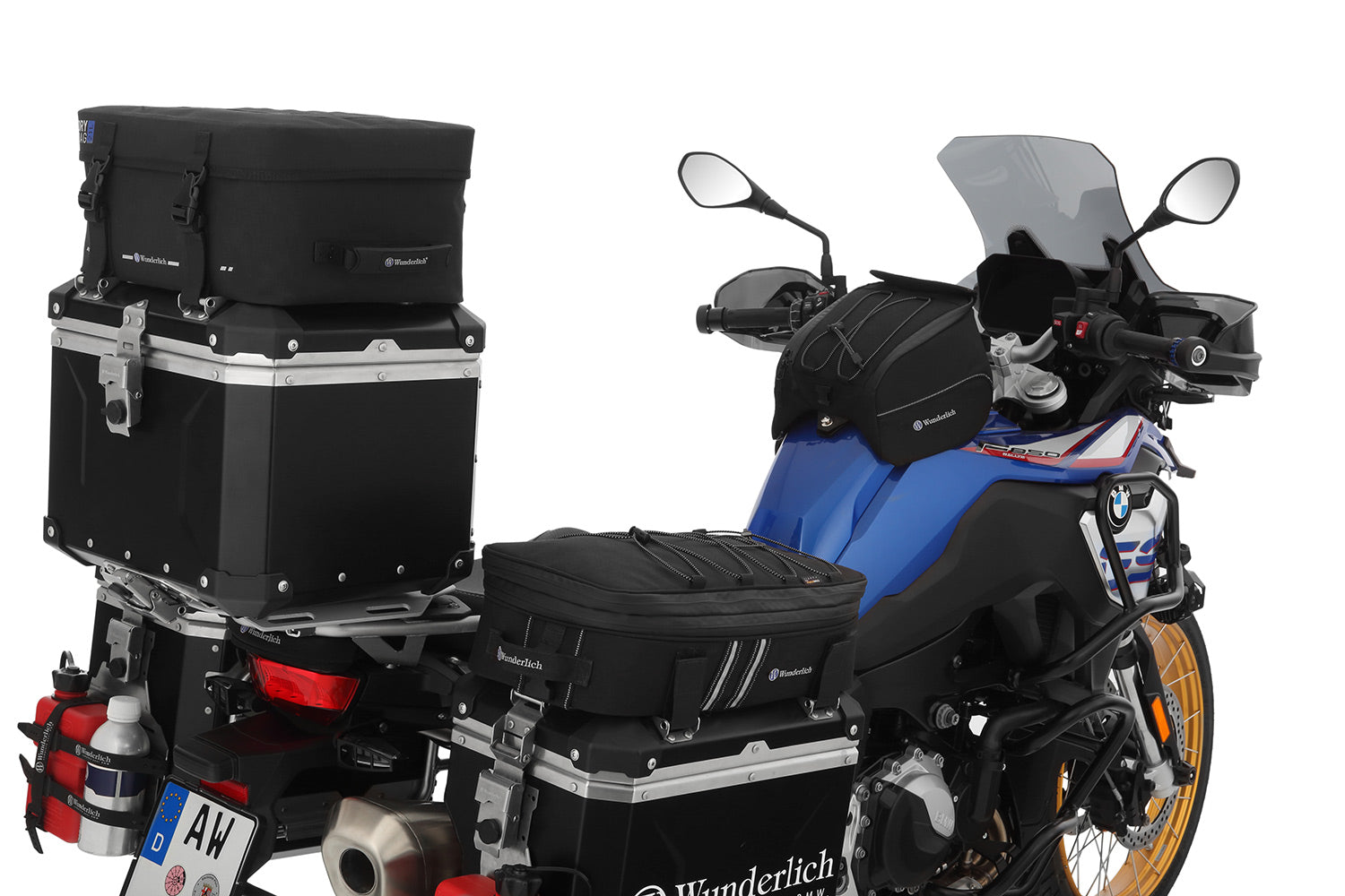 Our top case top bag ELEPHANT DRYBAG fits on the top case