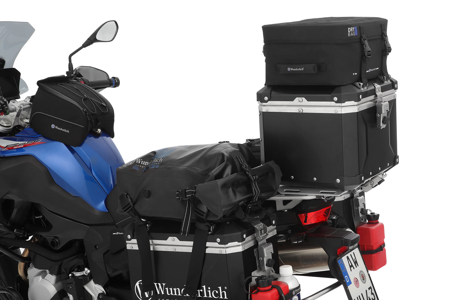 Our top case top bag ELEPHANT DRYBAG fits on the top case