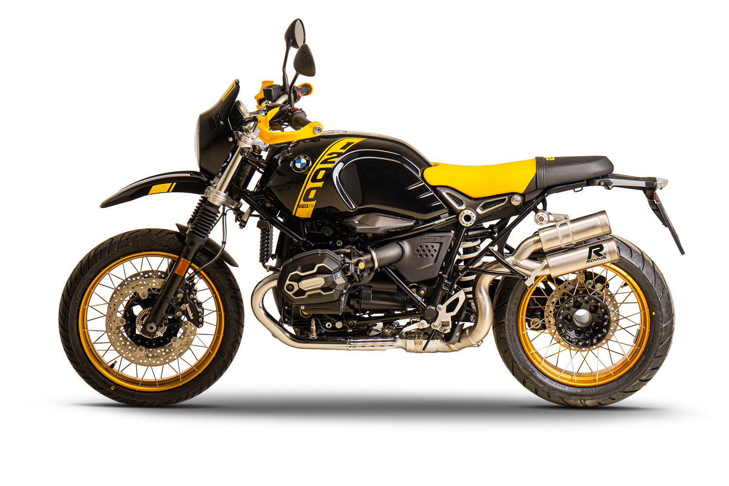 Remus - Mesh Matte Double Silencer Incl. Connection Pipe
