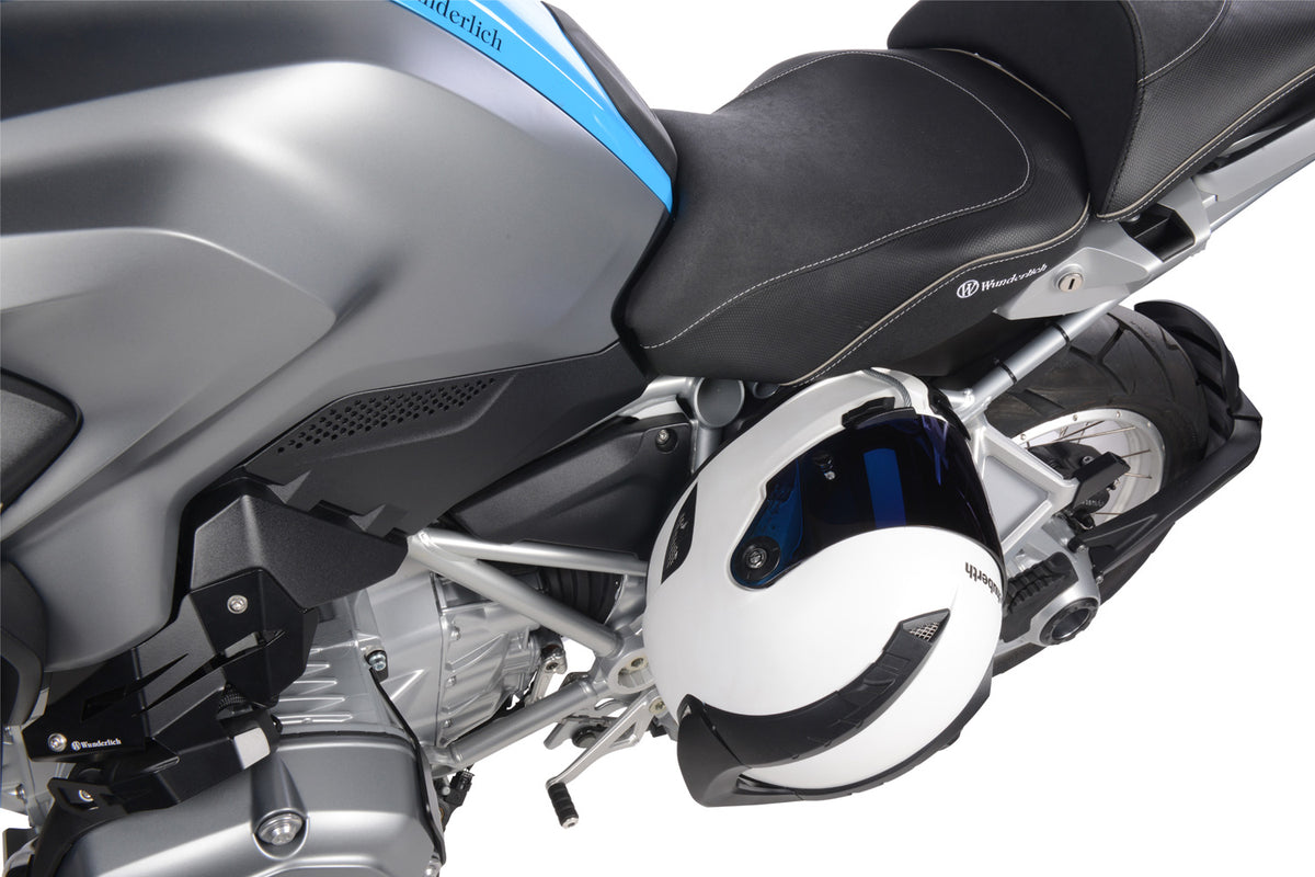 Wunderlich helmet anti-theft system „HelmLock“. The safest helmet protection.