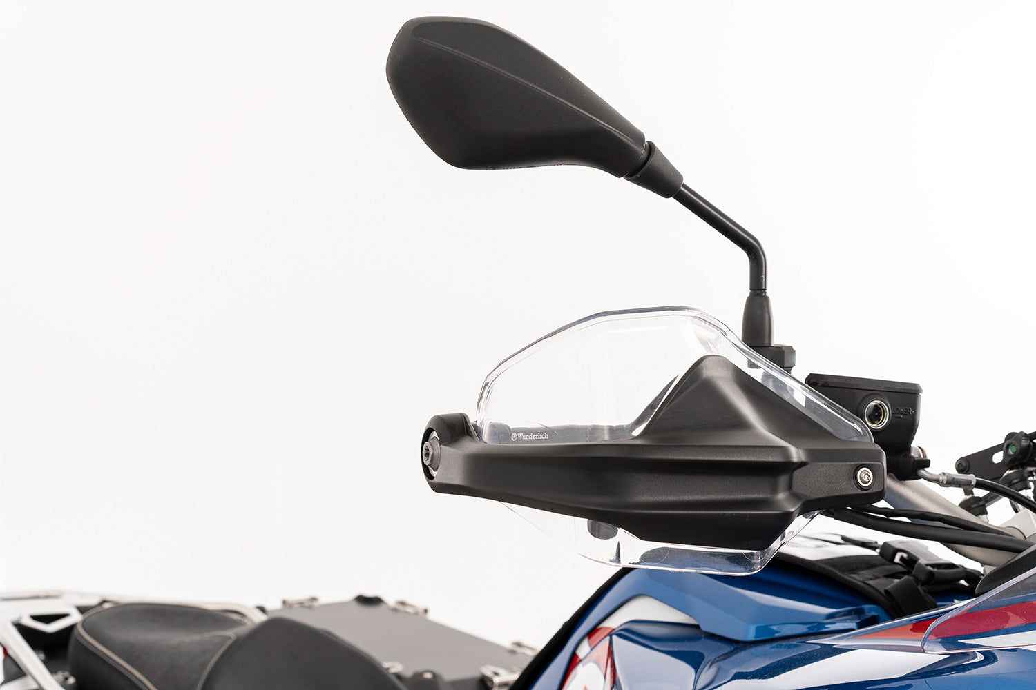 Our hand guard extension significantly enlarges the protective zone of the original protectors
