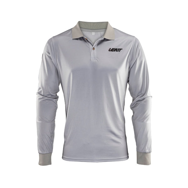 Leatt-SHIRT POLO LONG TEAM STEEL 3XL LEATT 5024400245 6009554091025