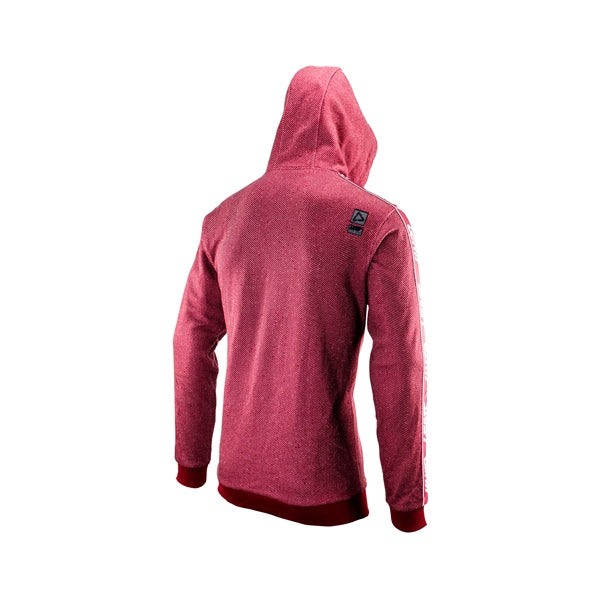 Leatt-HOODIE PREMIUM ZIP RUBY 3XL 5024400475 6009554092404