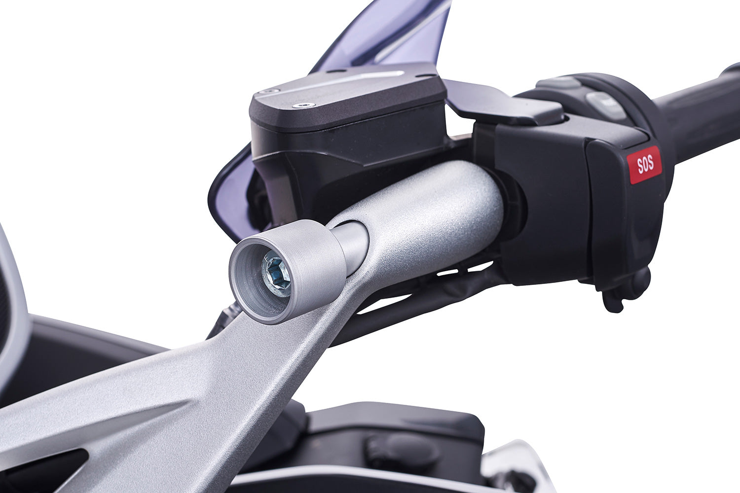 This adapter lengthens the handlebar mount to the middle of the fork brace. ✔ Premium components ✔ Integrated design