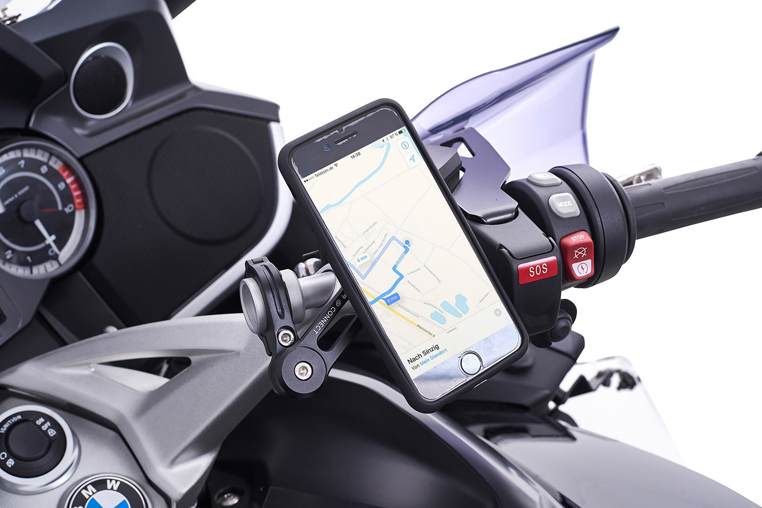 This adapter lengthens the handlebar mount to the middle of the fork brace. ✔ Premium components ✔ Integrated design