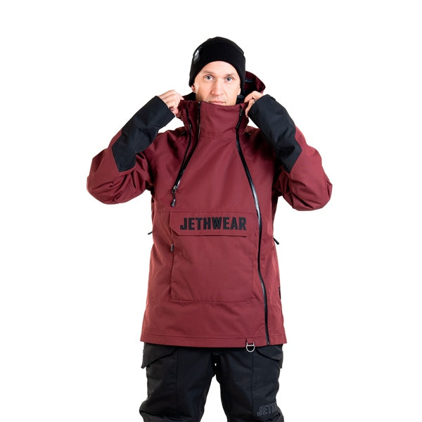 Jethwear-JACKET FLIGHT ANORAK BURGUNDY 40G 4XL J2511-080-4XL 7340107561442