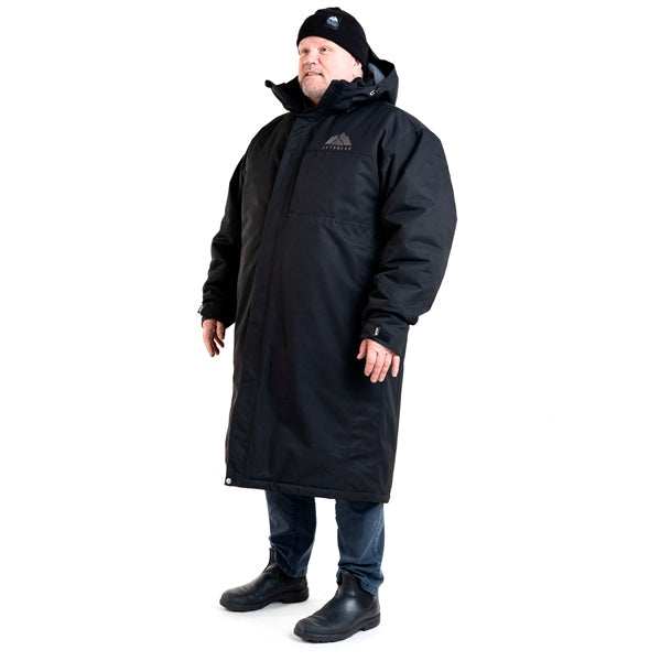 Jethwear-JACKET PIT COAT BK/GY S/M J2561-001-S-M 7340107563965