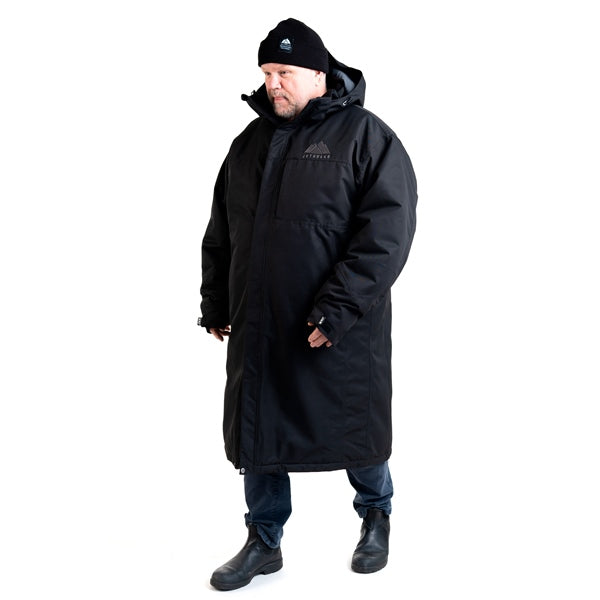 Jethwear-JACKET PIT COAT BK/GY S/M J2561-001-S-M 7340107563965