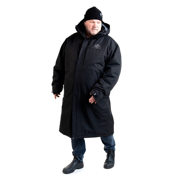 Jethwear-JACKET PIT COAT BK/GY S/M J2561-001-S-M 7340107563965