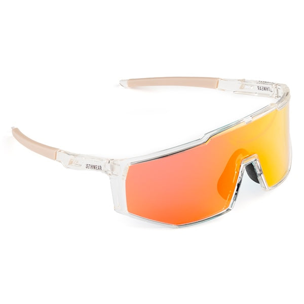 Jethwear-SUNGLASSES TURBO TINTS CLR/RD J25002-400 7340107564153