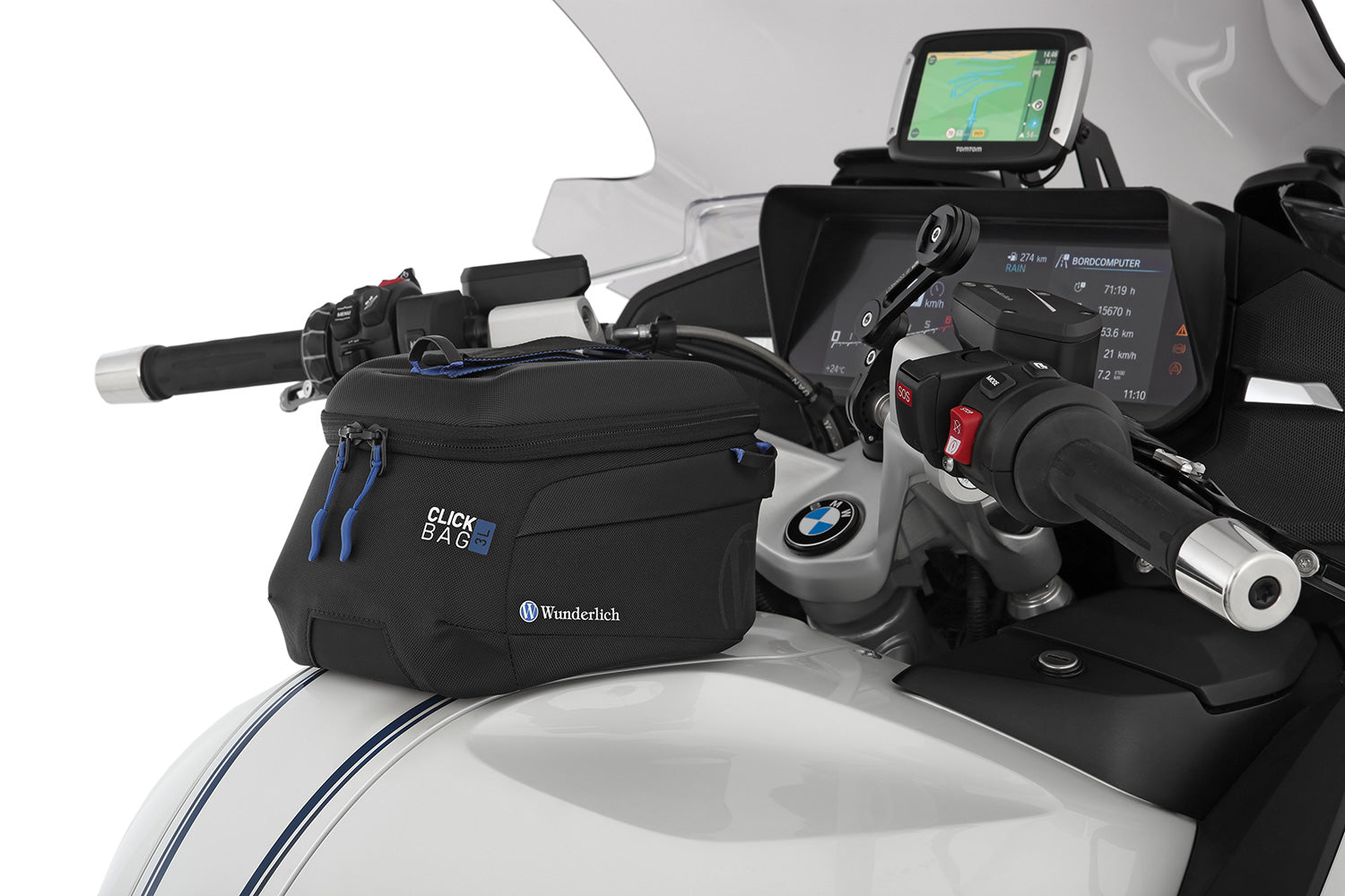 Tank bag CLICK BAG from Wunderlich - complete your BMW ✔ Premium components ✔ Integrated design ➜ Order now