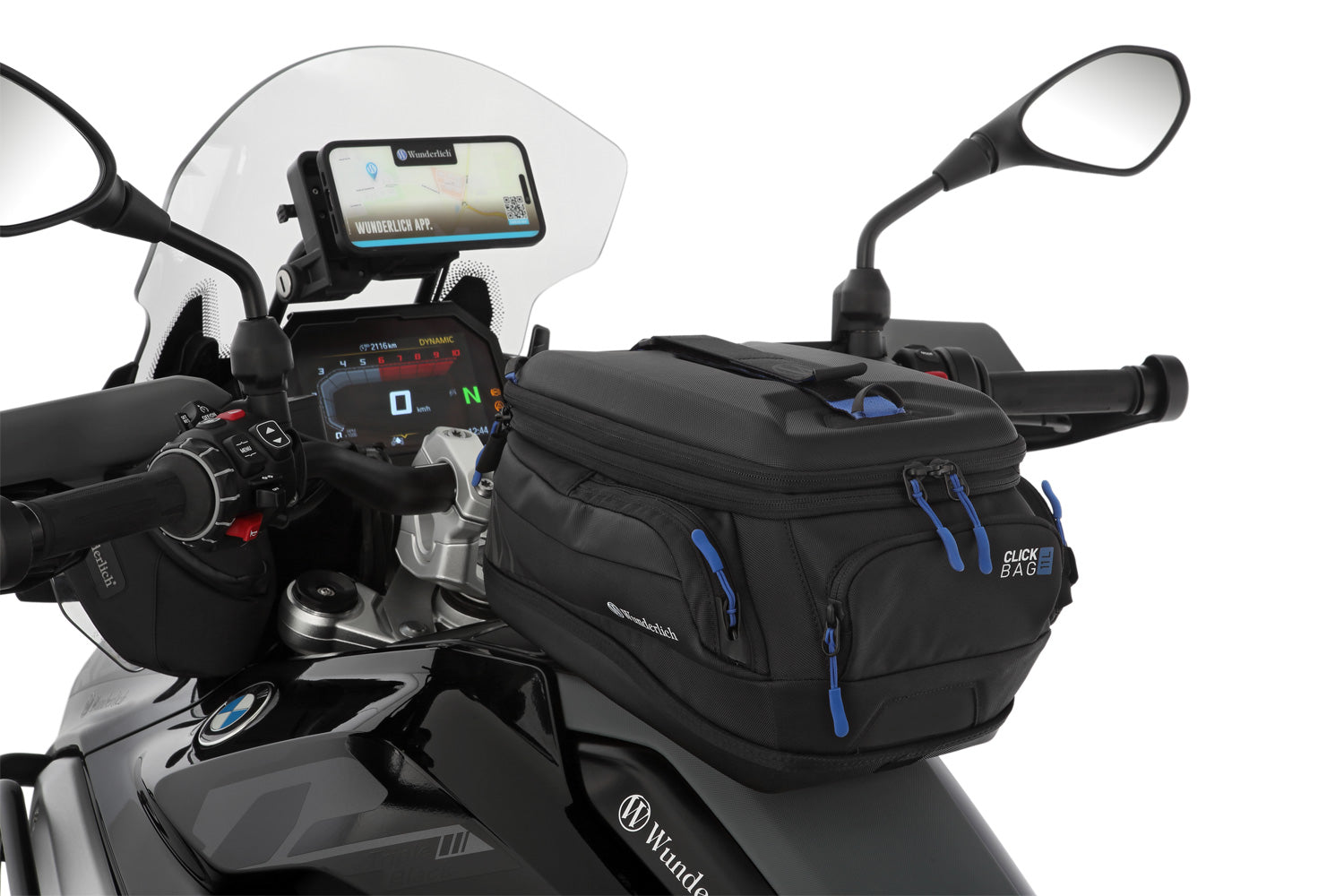 Tank bag CLICK BAG | Wunderlich - complete your BMW ✔ Premium components ✔ Integrated design ➜ Order now