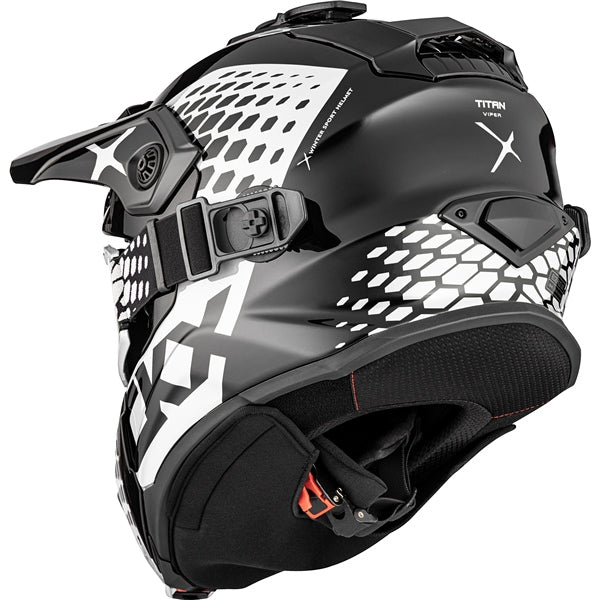 CKX-HELM TITAN DL VIPER BK/WH GLOSS 3XL 516087